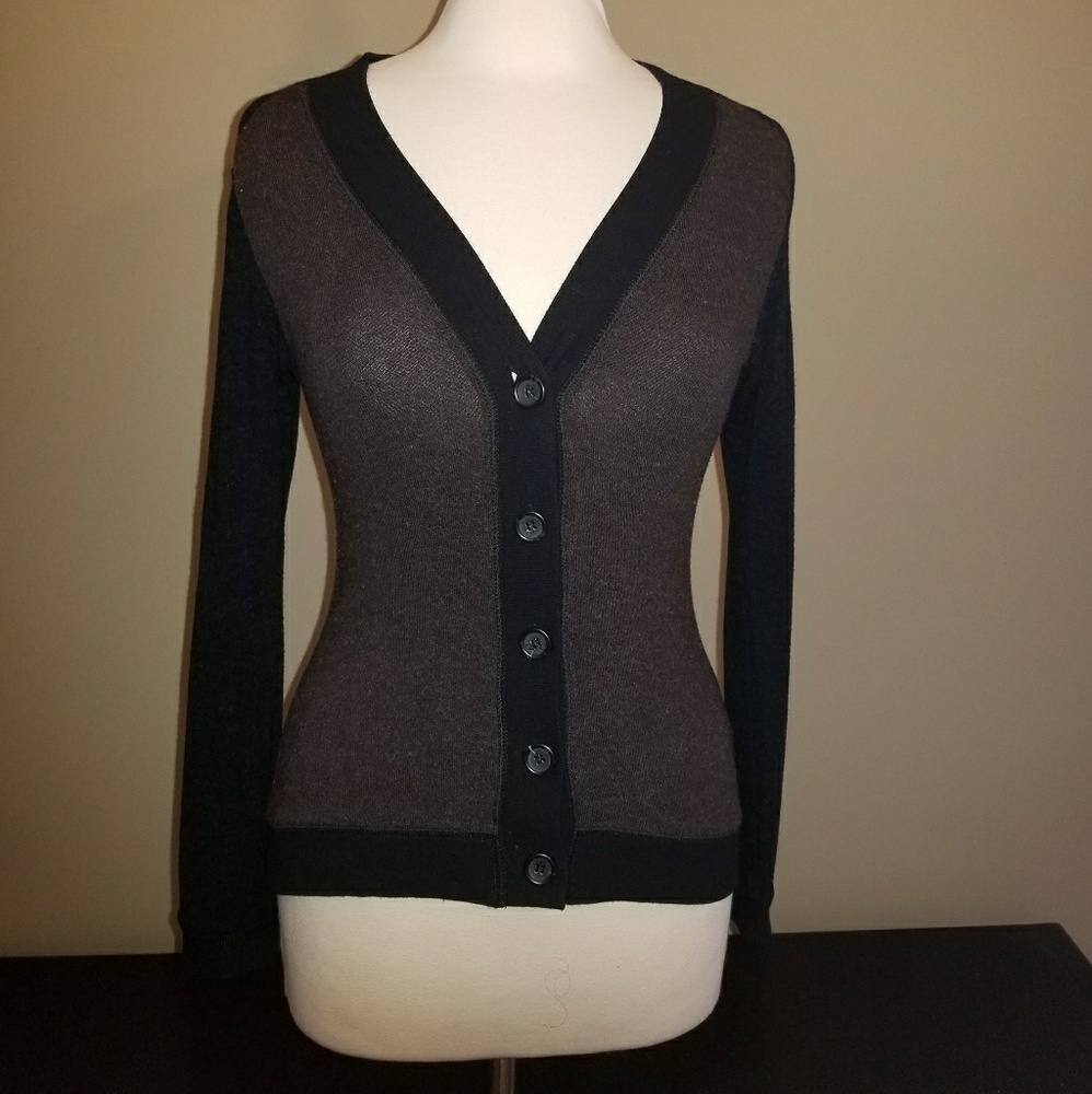 Bailey 44 color block cardigan M